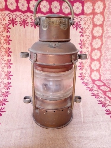 Ships lantern brass - ships, navigation