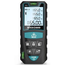 Digital Laser Distance Meter Laser - Measures 50M/165ft 2 Bubble Levels-