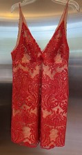 EUC Free People Red Sequins
