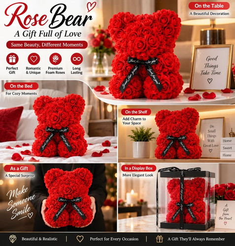 Artificial rose teddy - artificial,