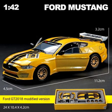 DIY Customizable 1:43 Scale Ford Mustang Alloy Car Model Kit - Unique Racing Car