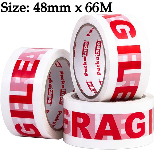 Fragile sticky tape printed - sticky,