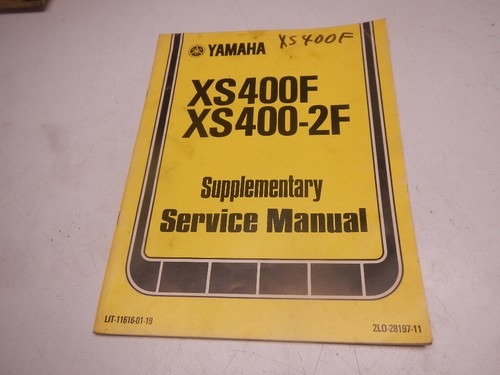 1979 yamaha supplementary - 1979,