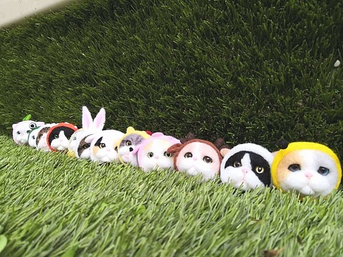 Handmade needle felted wool - needle,