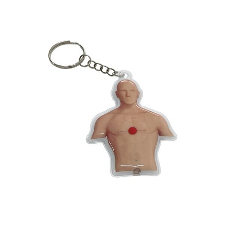 Pcs cpr manikin keychain - pcs,