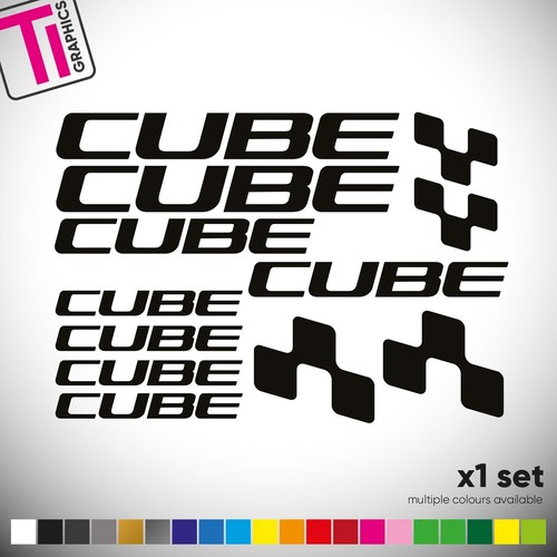 Cube bike stickers - cube,
