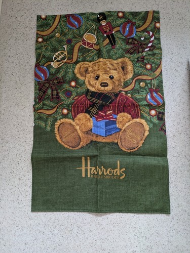 Harrods rare christmas bear - rare,