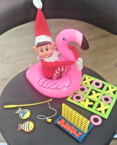 Elf flamingo christmas - elf, props