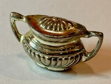 Dolls House Miniature.  Soup Tureen "Silver"  1:12 Scale