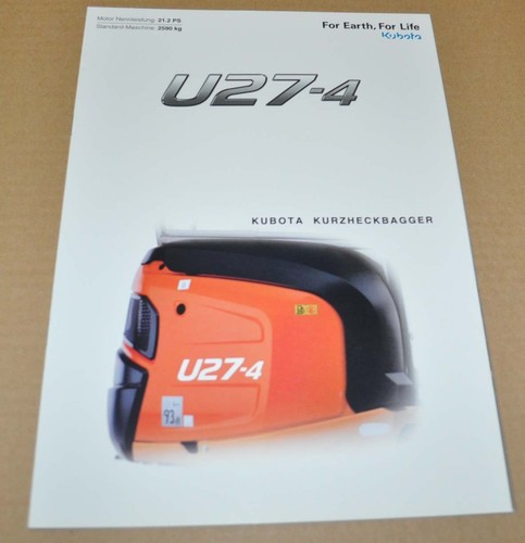 2016 kubota u27 kompakt - 2016,