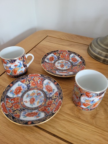 Imari arita peacock demitasse - imari,