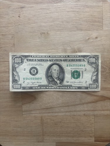 Old 100 dollar bill - 100,