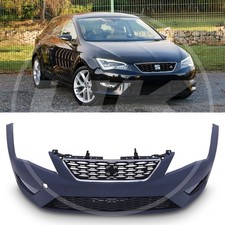 PRIMED FRONT BUMPER FR STYLE W/ GRILLE & FOGS SURROUNDS FOR SEAT LEON MK3 13-17