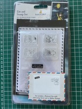 Santorini Gorjuss Stamp And Due Set - Postcard