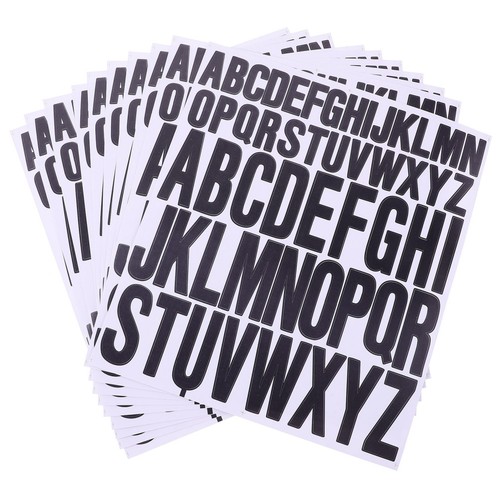 Sheets letter sticker - 10,