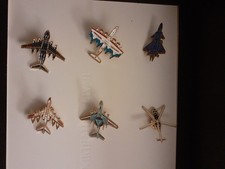 Set Of 6 Aircraft Metal Pin