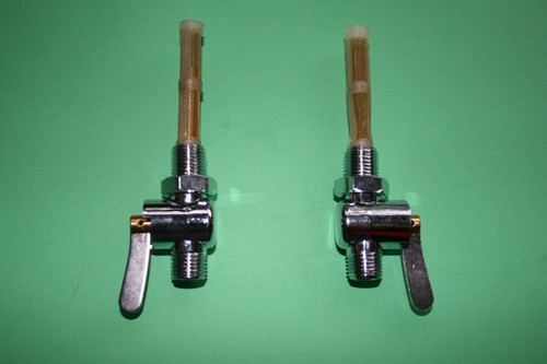 Pair chrome petrol taps - pair,