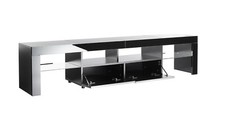 TV Stand Cabinet 200cm Black