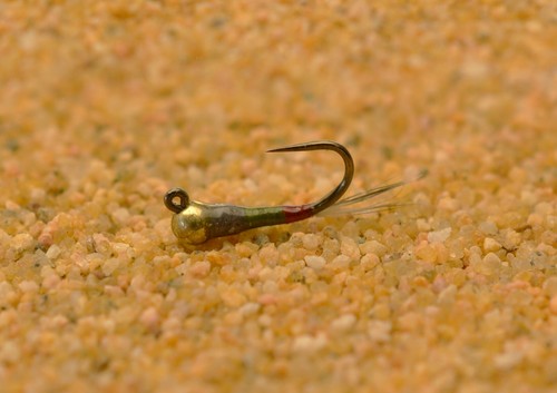 Flies tungsten olive hot - 6,