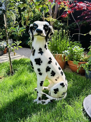Porcelain life size dalmatian - porcelain,