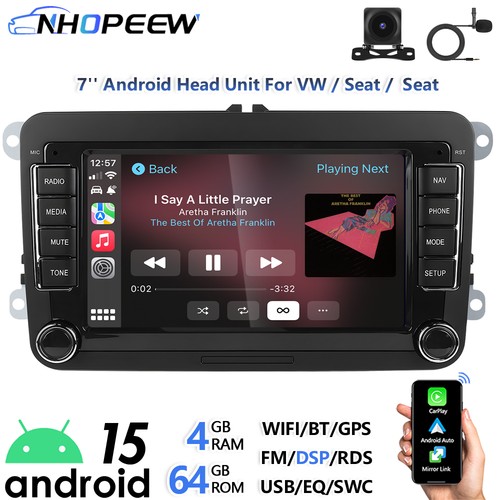Android15 radio carplay gps - 7",