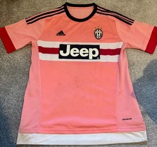 Pink Juventus 2015/16 Away Shirt Large Mens L