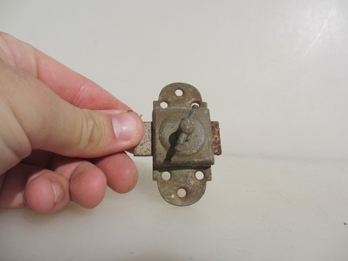 Antique brass lock - brass,
