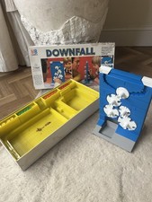 Downfall MB Games Family Board Game Long Box 100% Vintage 1977 VG Cond