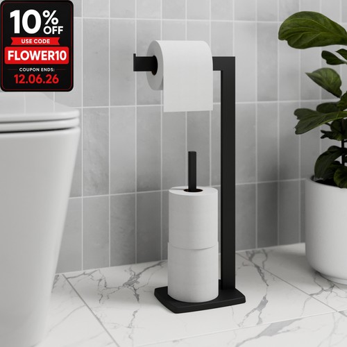 Bathroom toilet roll holder - toilet,