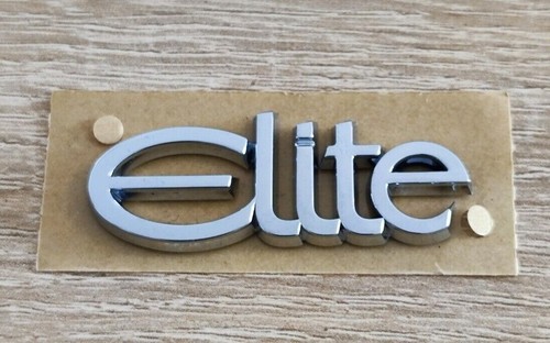Genuine vauxhall elite badge - elite,