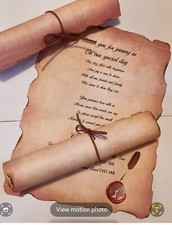 PERSONALISED VINTAGE SCROLL