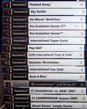 PS2 JOBLOT BUNDLE | WITH MANUALS | 15 GAMES | GOOD VARIETY