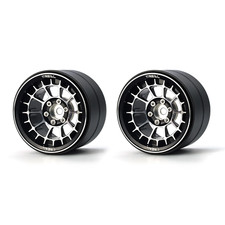 Treal Aluminium 2.2 Beadlock Wheels Rims(2)pcs Fit RC Crawler Mud Truck 2.2 Tire