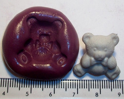 Teddy bear silicone - teddy, mould