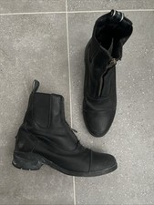 Ariat Black Leather Ankle Boot Size UK 5/38