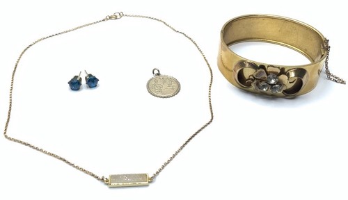 Vintage old gold - gold, filled