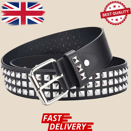 Punk pyramid stud rivet belt - pyramid,
