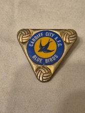 vintage pin badge for the Cardiff City A.F.C. football club