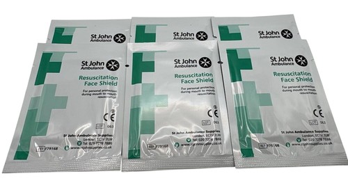 John ambulance face shield - st.,
