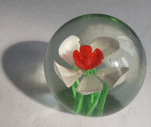 Large vintage hand blown - hand, glass