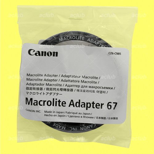 Canon macrolite adapter ring - macrolite,