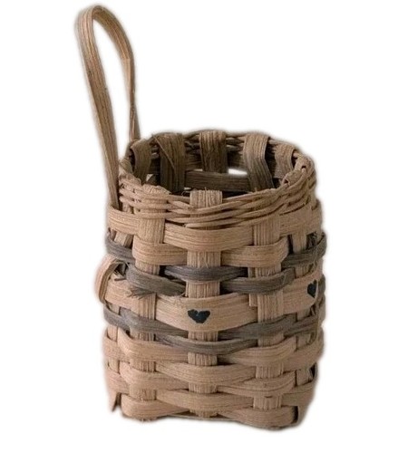 Vtg mini hand woven - vtg, hanging