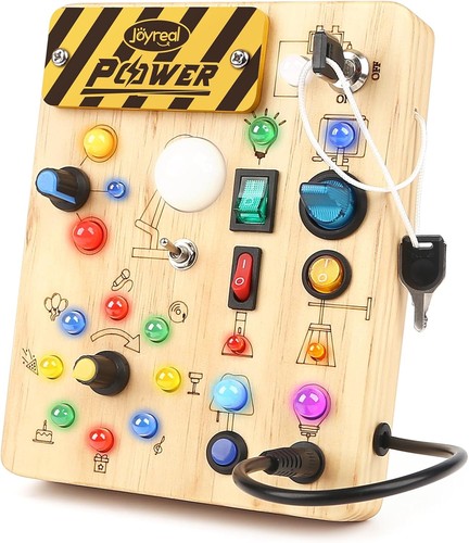 Wooden busy board - busy, toddler