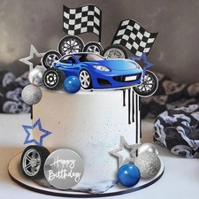 Race Car Cake Toppers Tyre
