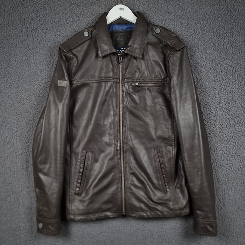 Superdry leather jacket mens - superdry,