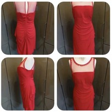 Red Evening Cocktail Dress 14