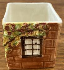 Cottage Ware Vintage Price Bros Cottage Ware SUGAR BOWL Square Little House