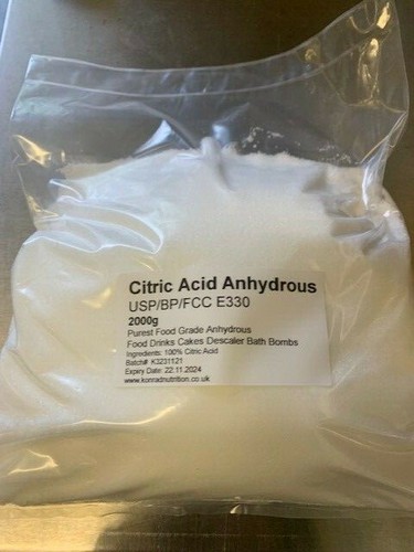 Citric acid anhydrous 100 - citric, 100%
