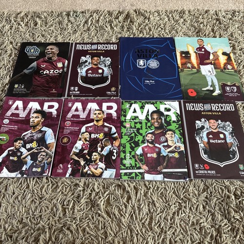 Aston villa programmes - aston,