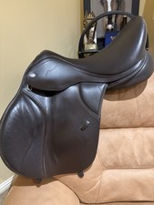 Thorowgood t8 Saddle, 17.5 Inch, Brown, Excellent Condition Hi wither compact gp